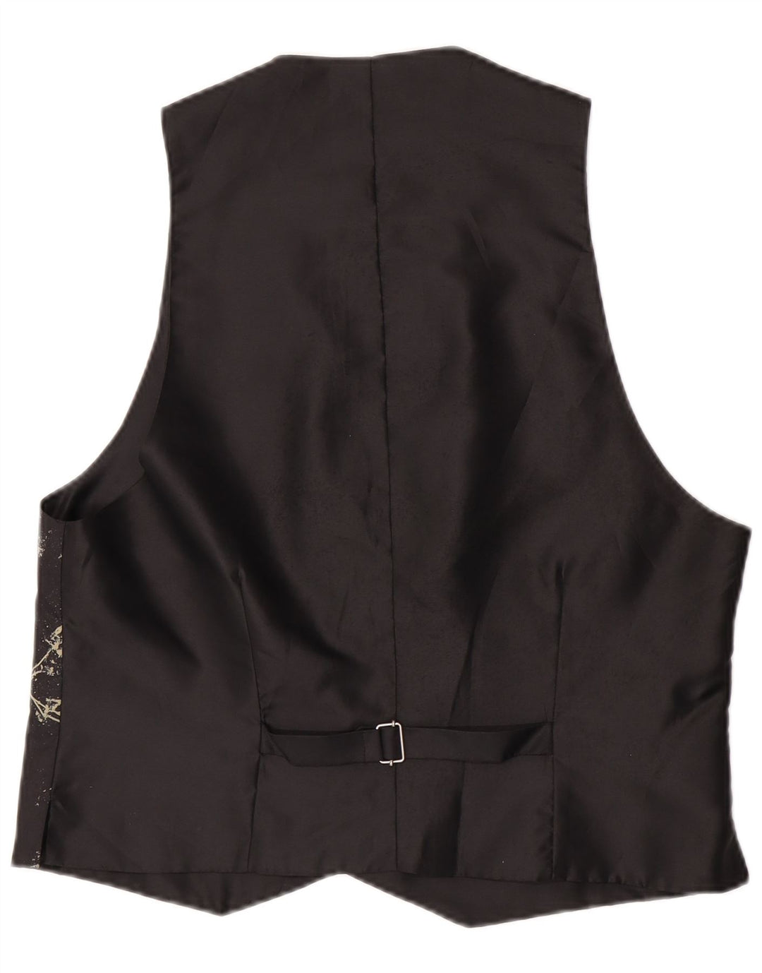 C&A Chaleco para hombre EU 52/54 Grande Negro Geométrico Poliéster
