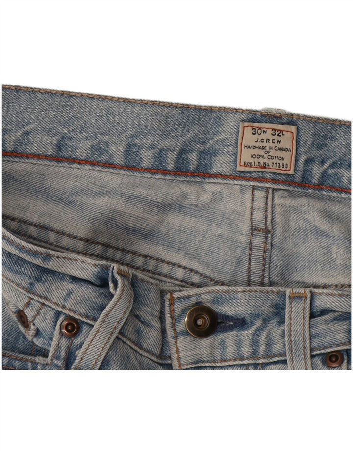 J. Crew Vaqueros rectos para hombre W30 L32 Algodón azul