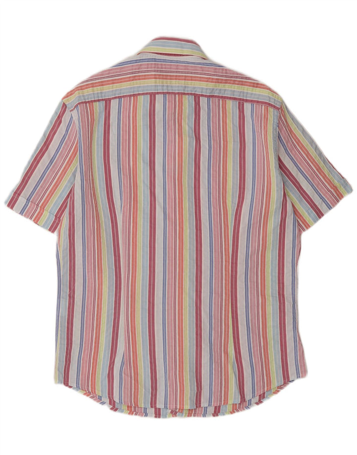 Camisa Trussardi Hombre Manga Corta Large Rayas Multicolor