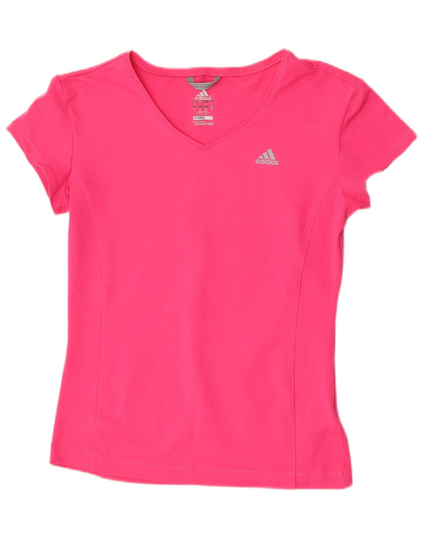 Adidas Mujer Clima 365 Camiseta Top UK 40 XL Poliéster Rosa