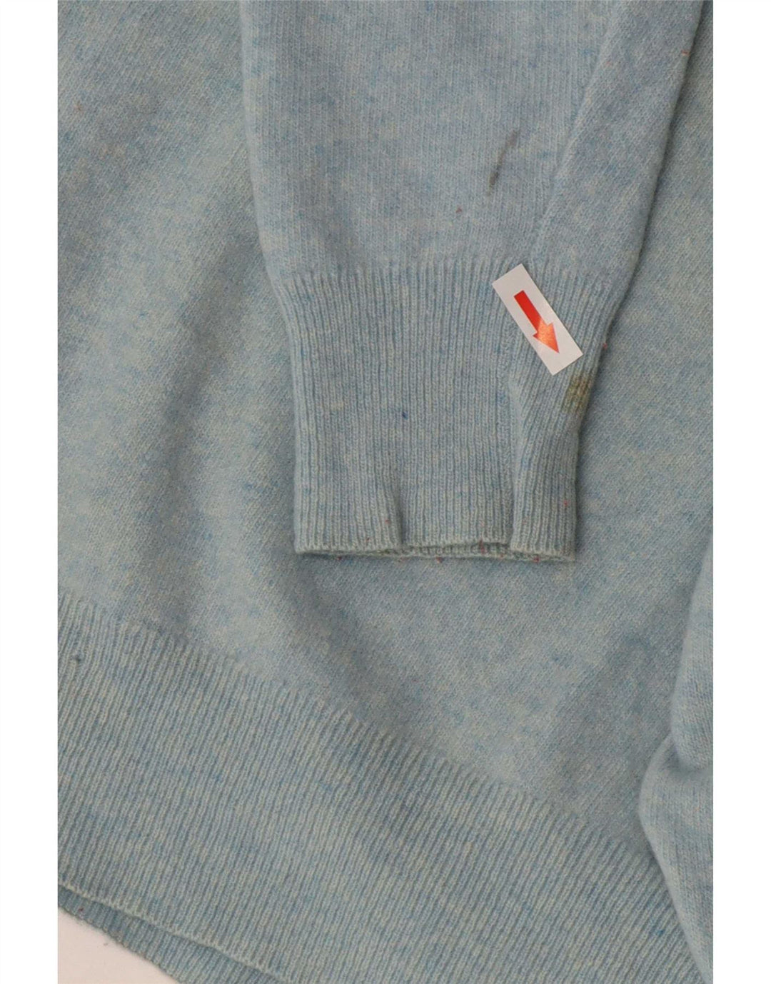 Lacoste - Jersey de cuello redondo para hombre, talla 3, lana de cordero azul pequeña