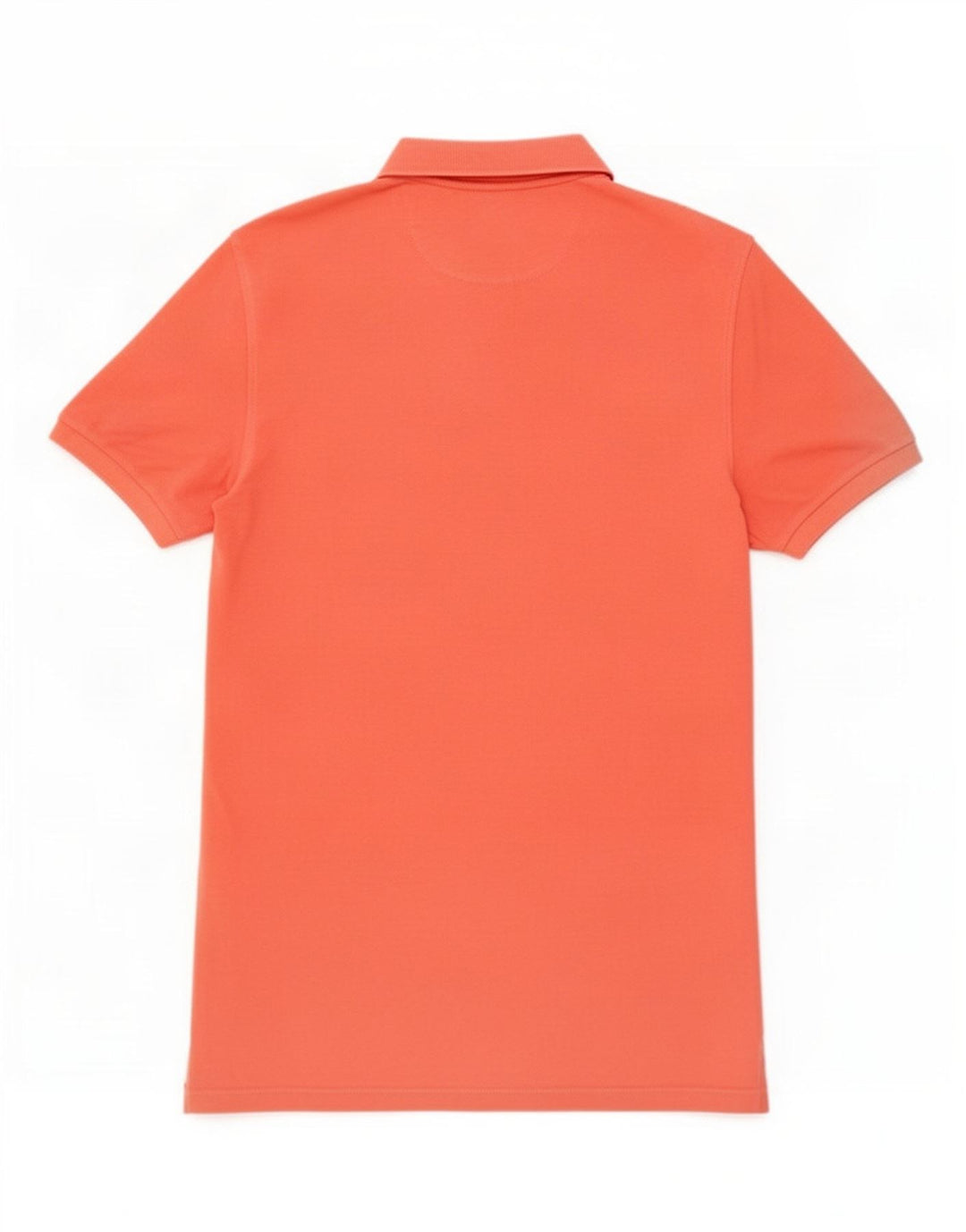 Polo Lee De Corte Regular Para Hombre De Algodón Naranja Medio