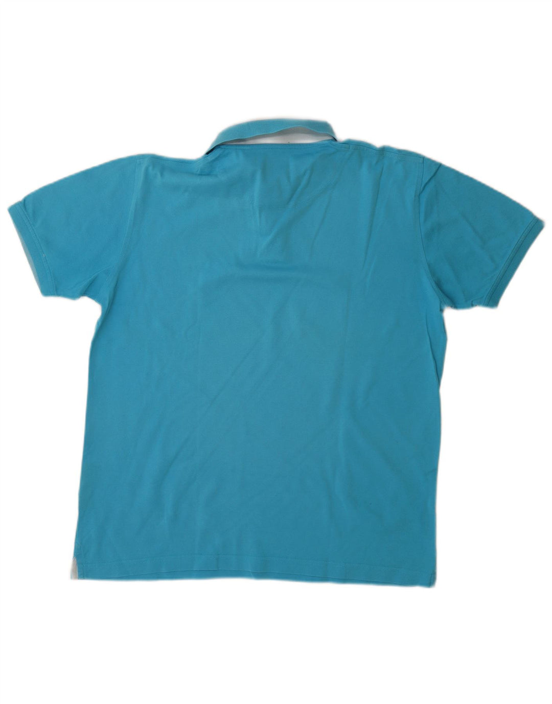 HARMONT & BLAINE Polo de corte regular para hombre de algodón azul grande