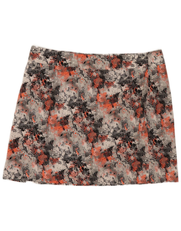 Izod Minifalda de golf para mujer UK 46 Large W38 Estampado animal multicolor