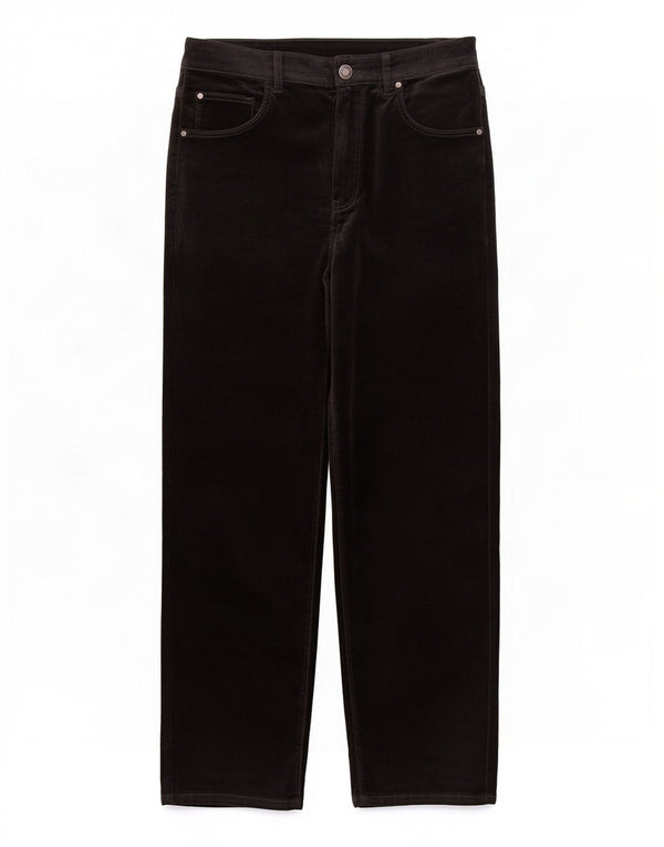 Massimo Dutti Pantalón Casual Recto Mujer EU 38 Small W28 L28 Azul Marino