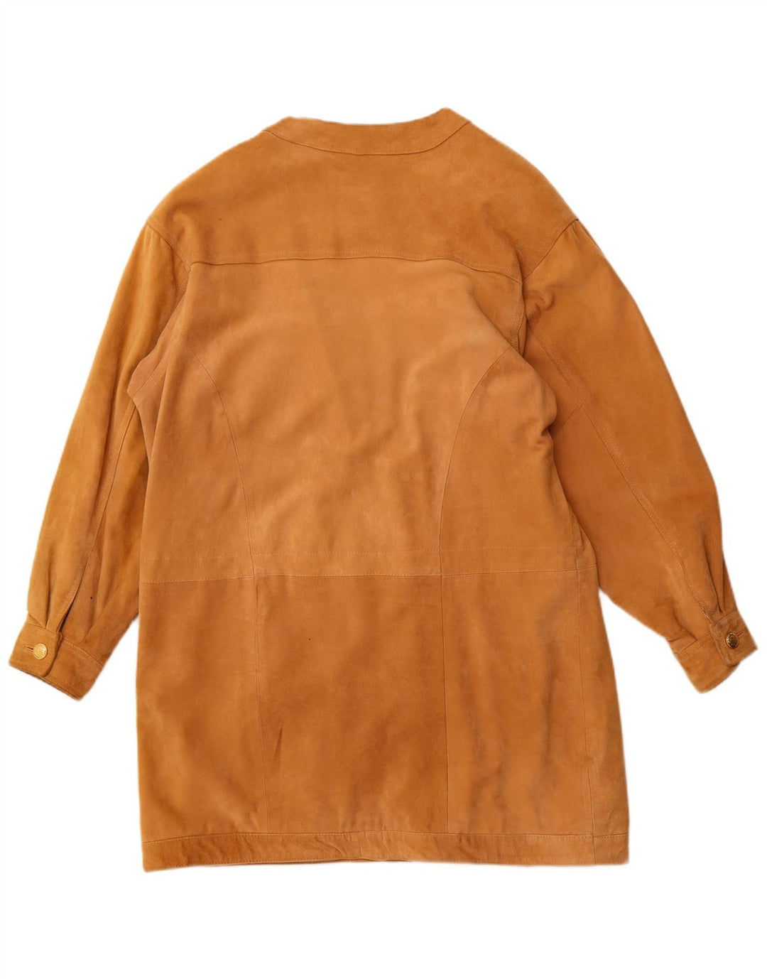 YORN Abrigo de ante extragrande para mujer EU 40 Cuero beige medio