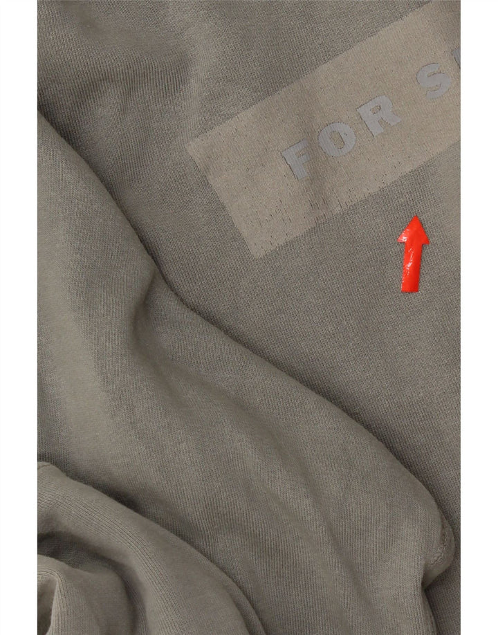 Diesel Hombre Sudadera Gráfica Jumper XL Gris