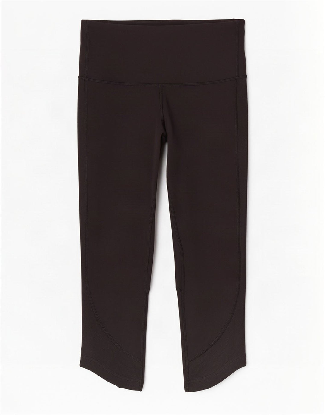 Lululemon Leggings capri para mujer US 6 mediano nailon negro