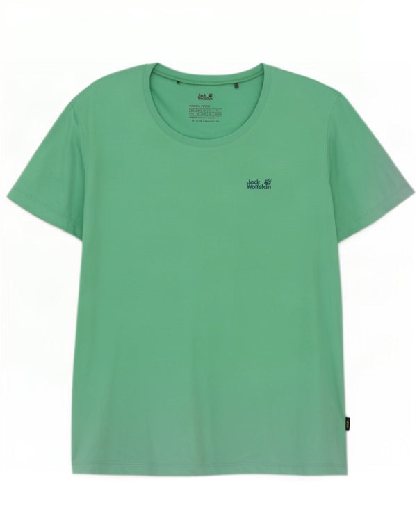 Jack Wolfskin Camiseta para mujer Top UK 20 2XL Verde