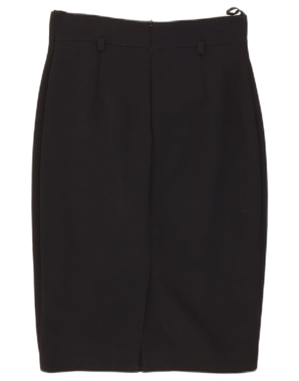 Luisa Spagnoli Falda lápiz para mujer IT 42 Medium W28 Acetato negro