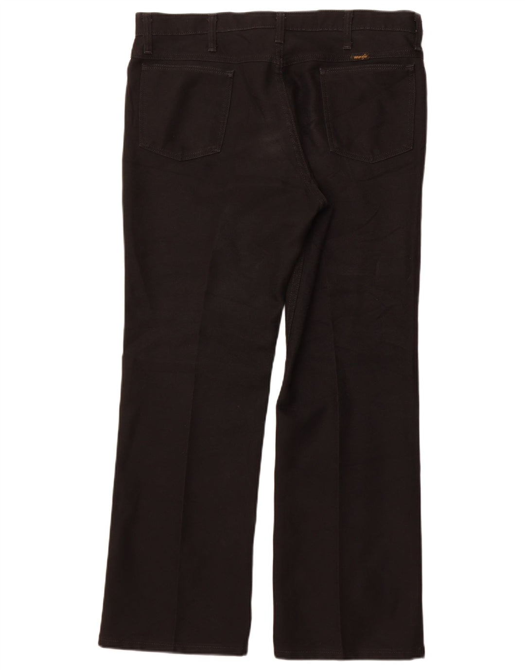 Wrangler Pantalones Casuales Rectos Para Hombre W38 L30 Poliéster Negro