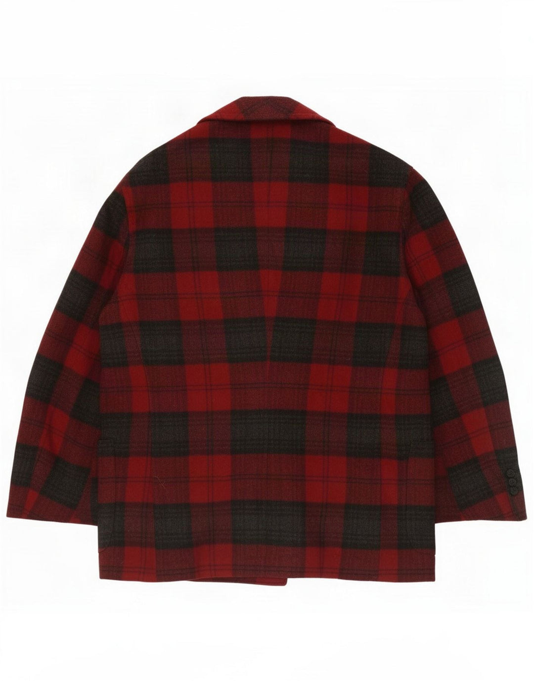 Chaqueta blazer vintage de 2 botones para hombre UK 38 Medium Red Check