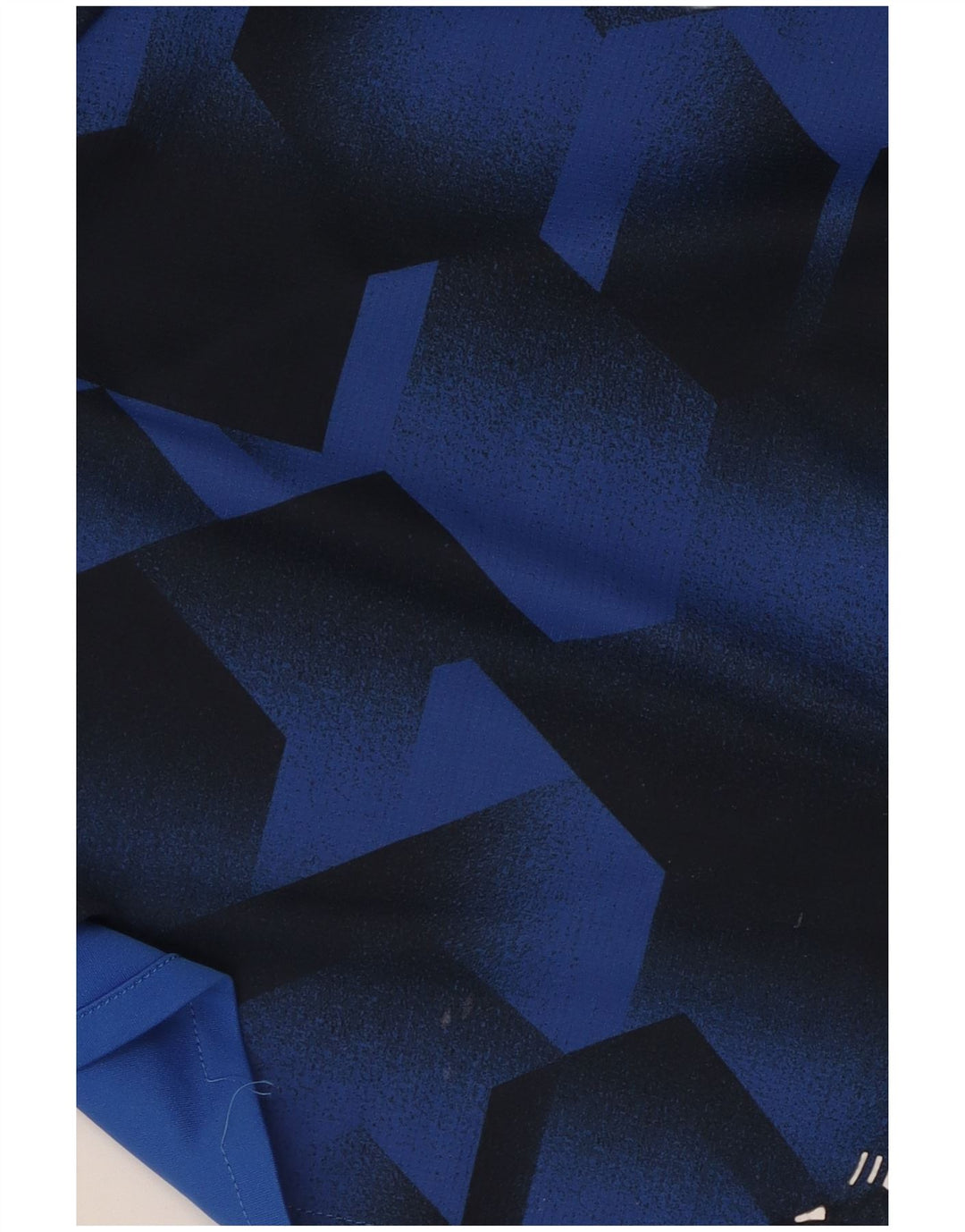 Adidas Mens Climalite Graphic Camiseta Top Pequeño Azul Geométrico Poliéster