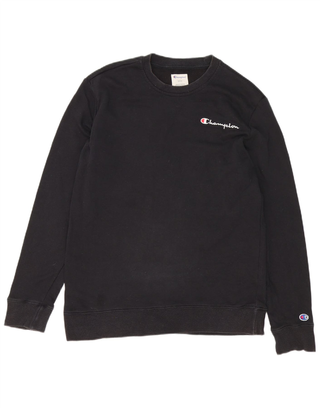 Champion Sudadera Jumper Pequeño Algodón Negro Hombre