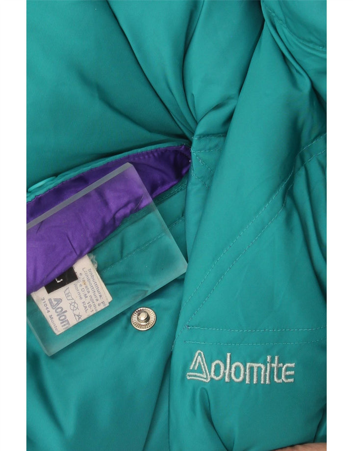 Dolomite Chaqueta acolchada reversible con capucha para mujer UK 46 Poliéster azul grande