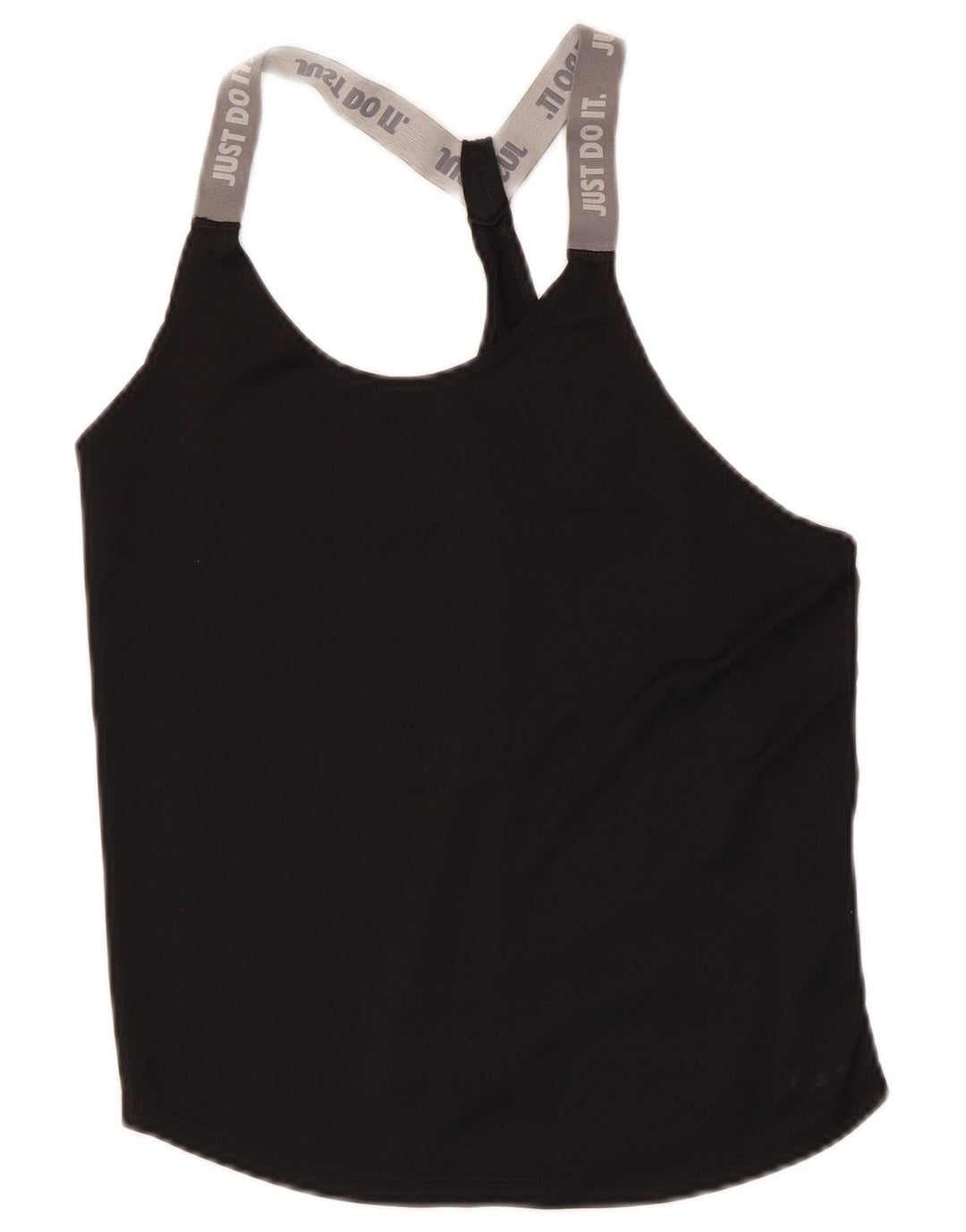 Nike Mujer Graphic Vest Top UK 8 Pequeño Negro Colorblock Poliéster
