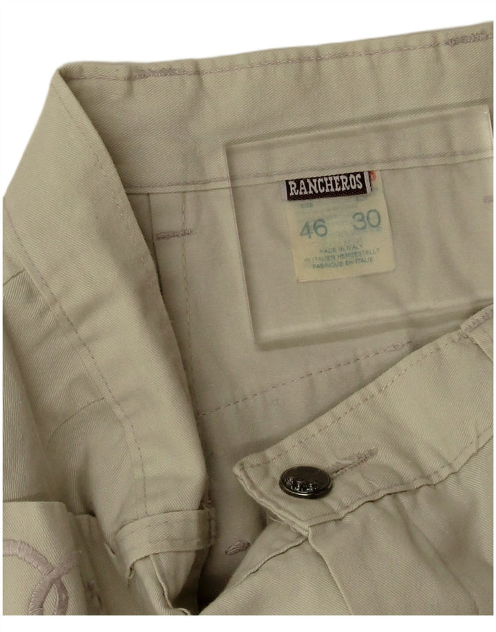 Falda Lápiz Mujer Rancheros W30 Algodón Beige Medio