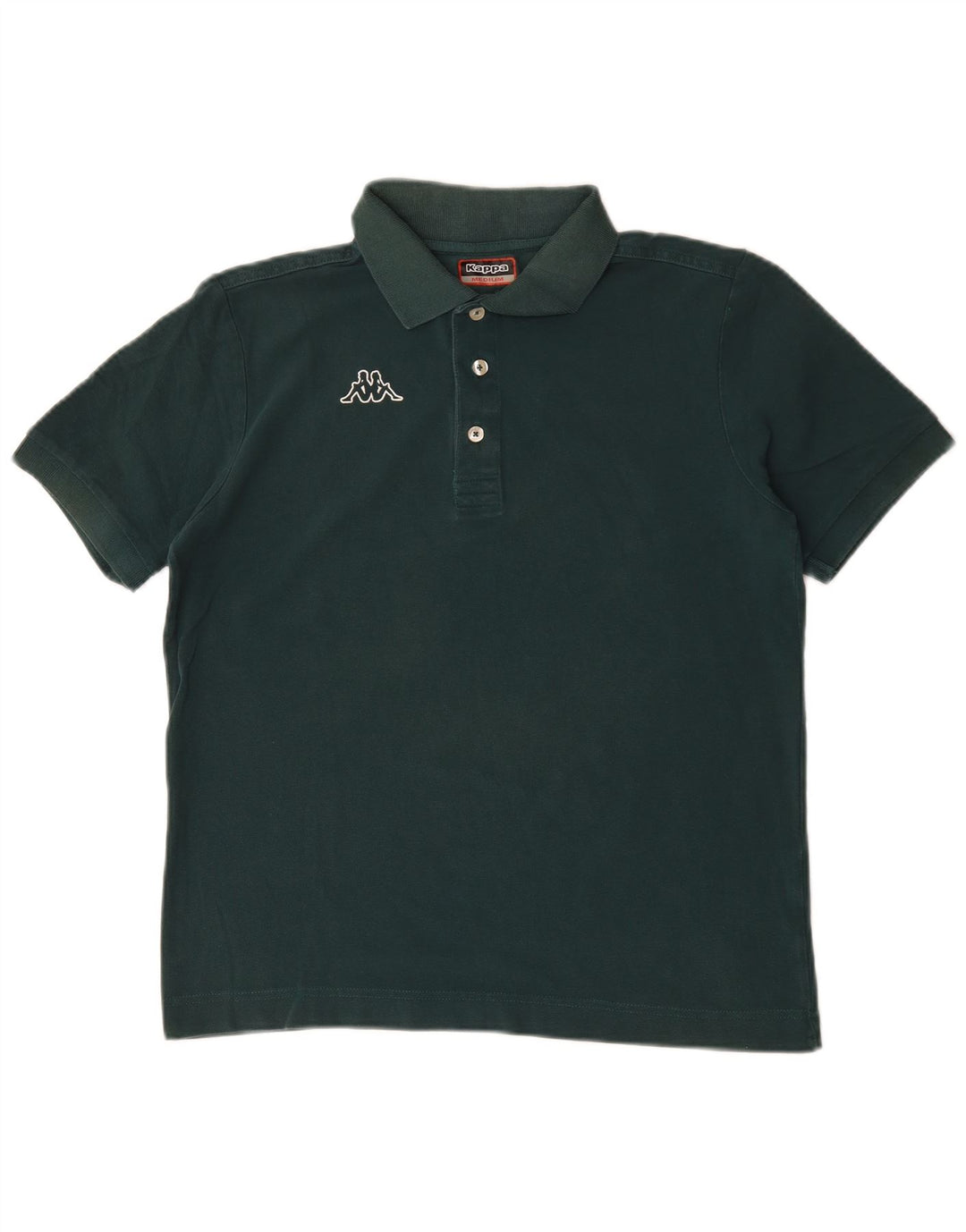 KAPPA Polo Hombre Algodón Verde Medio