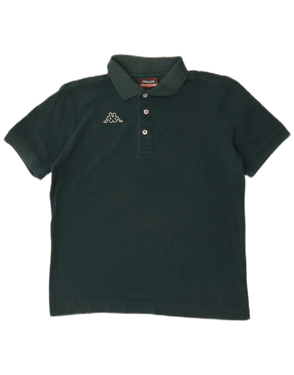KAPPA Polo Hombre Algodón Verde Medio