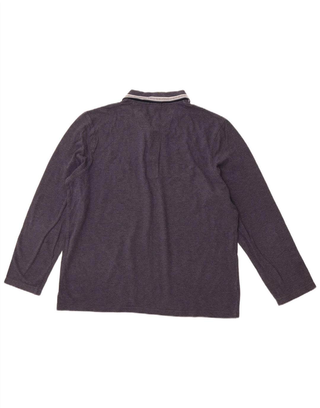 HUGO BOSS Polo de manga larga de ajuste regular para hombre XL Algodón azul marino