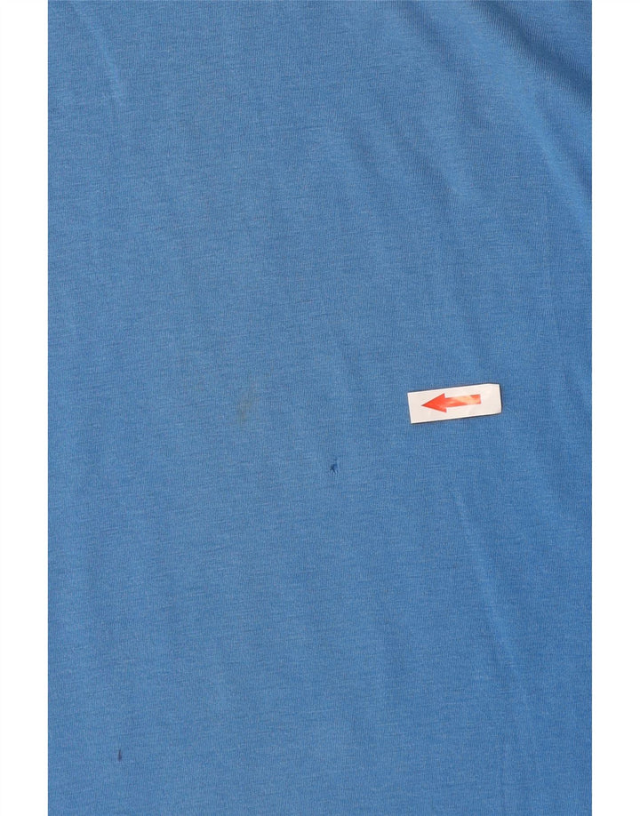 Puma - Camiseta gráfica para hombre, talla pequeña, azul