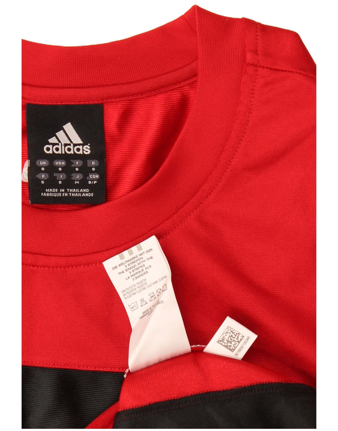 ADIDAS Hombre Graphic Vest Top Pequeño Rojo Colorblock Poliéster