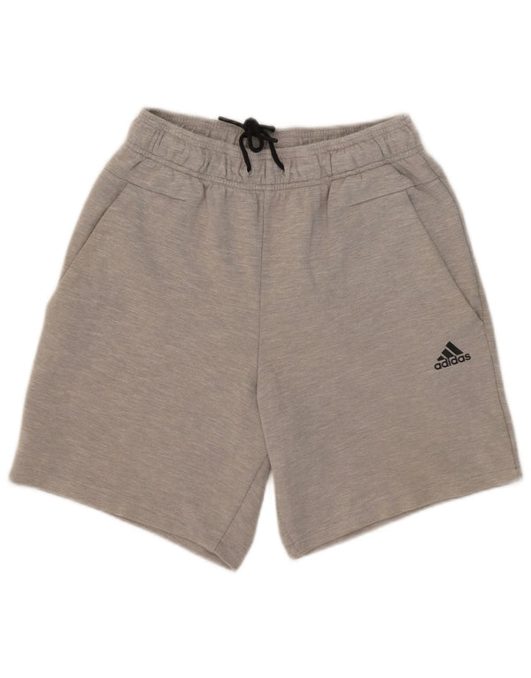 Adidas Hombre Pantalones Cortos Deportivos Pequeño Gris Moteado