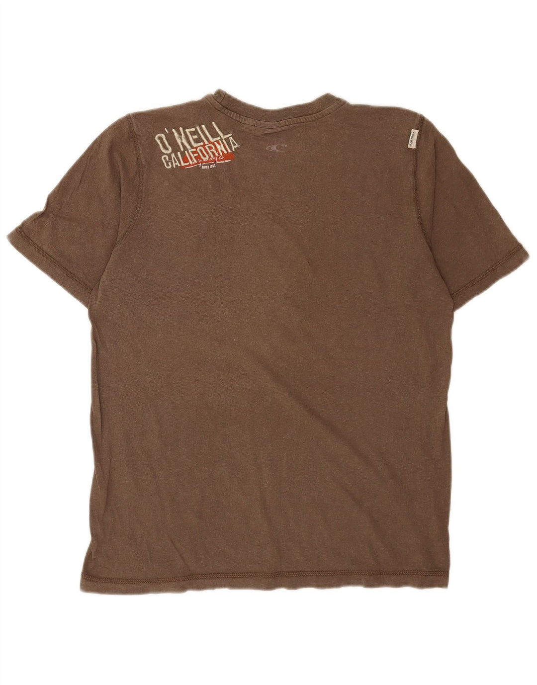 O'Neill Camiseta gráfica para hombre Top de algodón gris medio