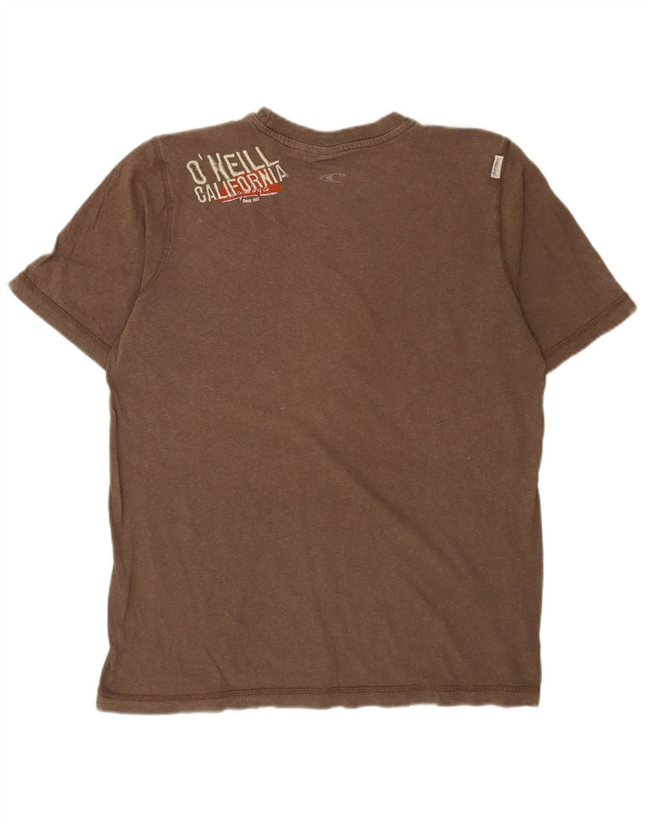 O'Neill Camiseta gráfica para hombre Top de algodón gris medio