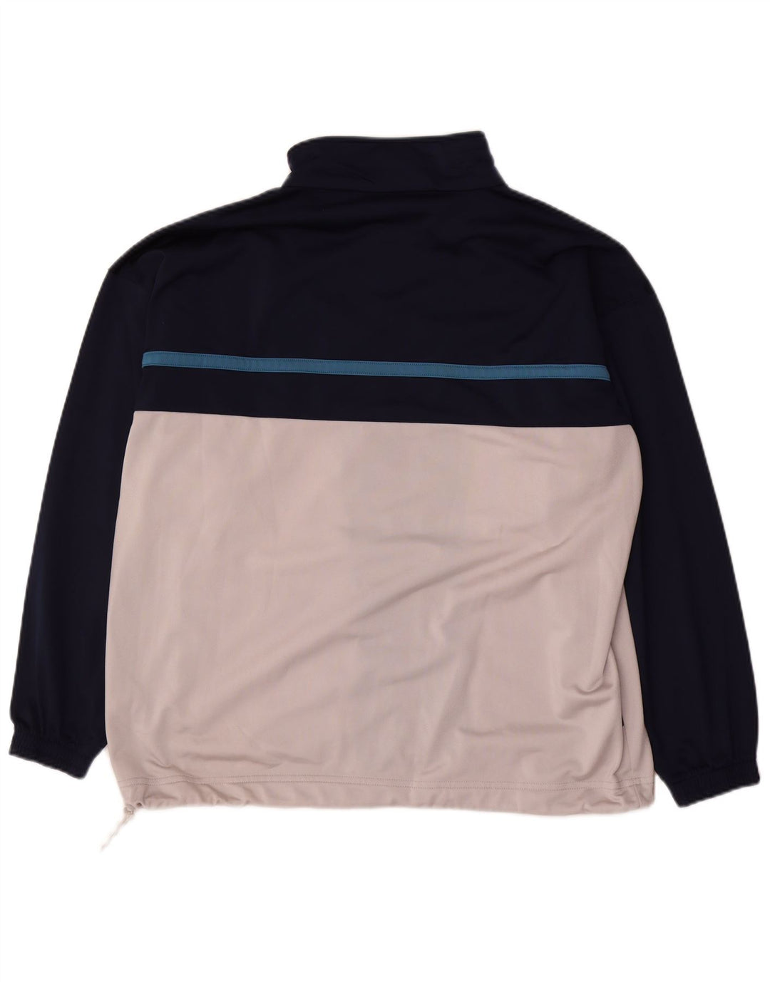 Reebok Chaqueta de chándal holgada para hombre, talla pequeña, color blanco