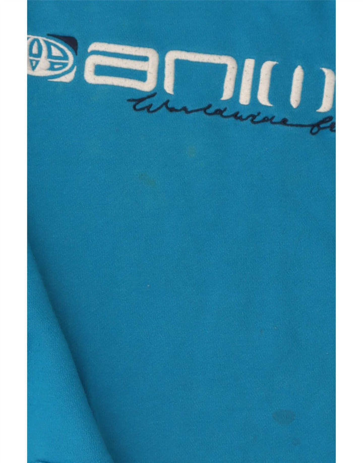 Animal Hombre Sudadera con capucha gráfica Jersey Grande Azul Poliéster