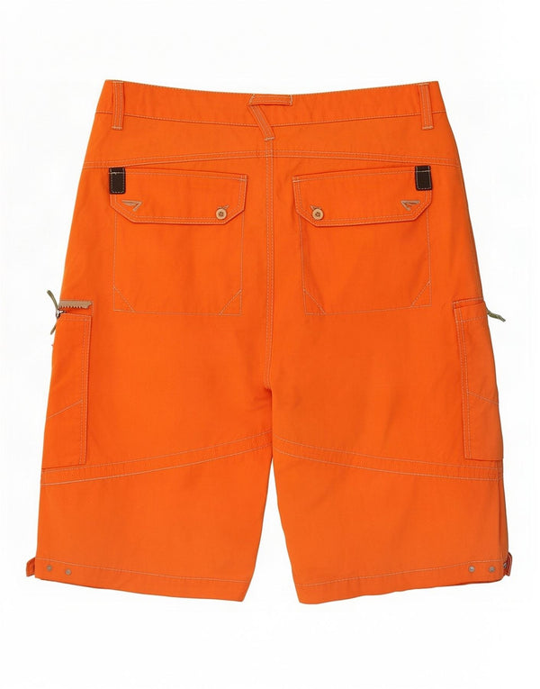 Sea Barrier Shorts Cargo para Hombre Grande W36 Algodón Naranja
