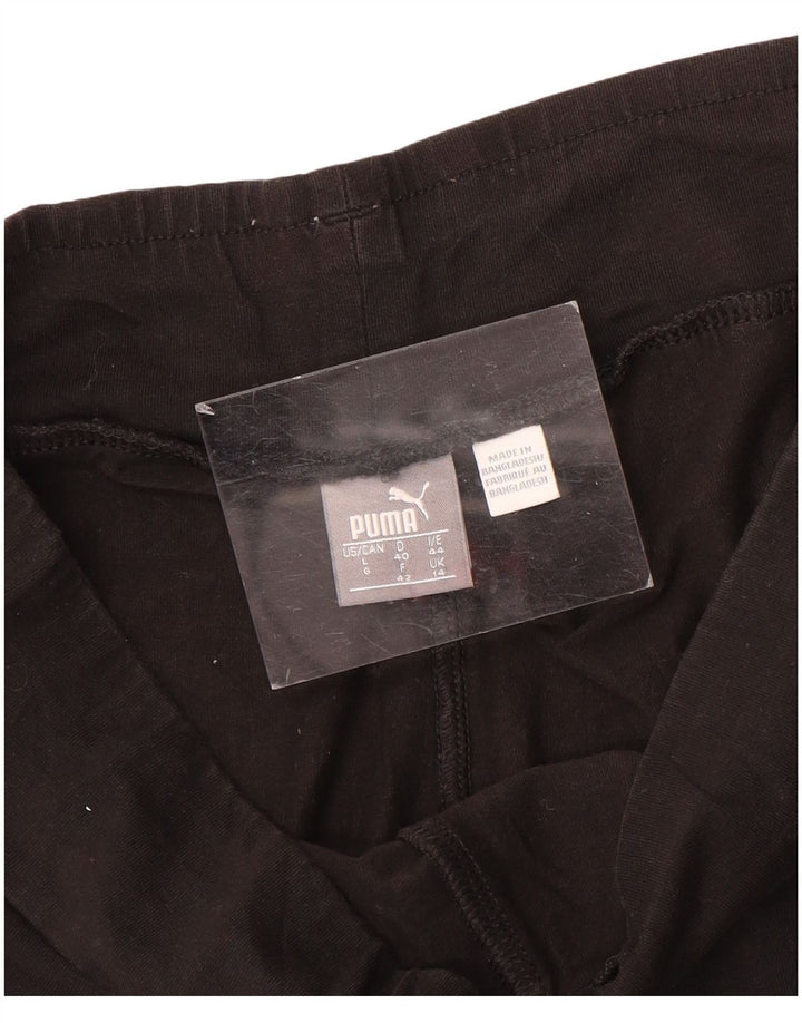 Puma Leggings gráficos para mujer UK 44 Mediano Negro