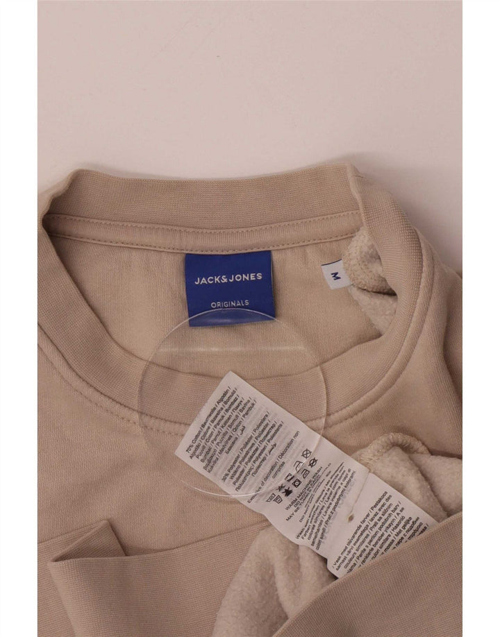 Jack & Jones Hombre Sudadera Jumper Medium Beige Algodón