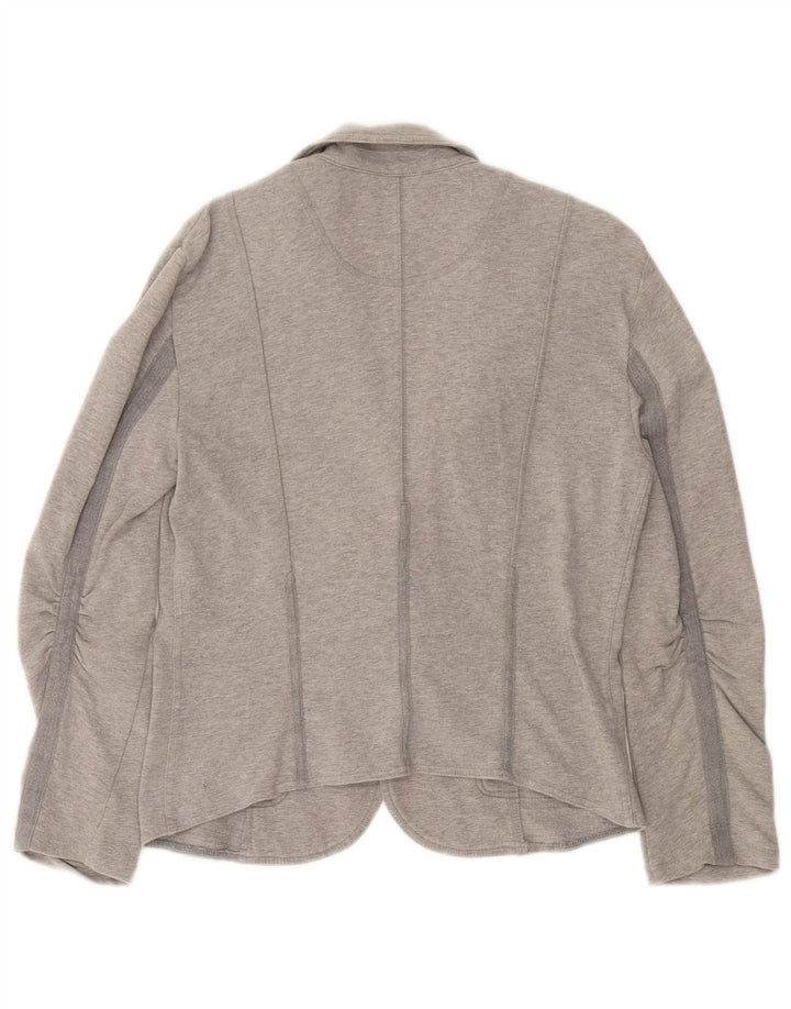 NEW PENNY Chaqueta tipo blazer de 2 botones para mujer UK 10 Small Grey