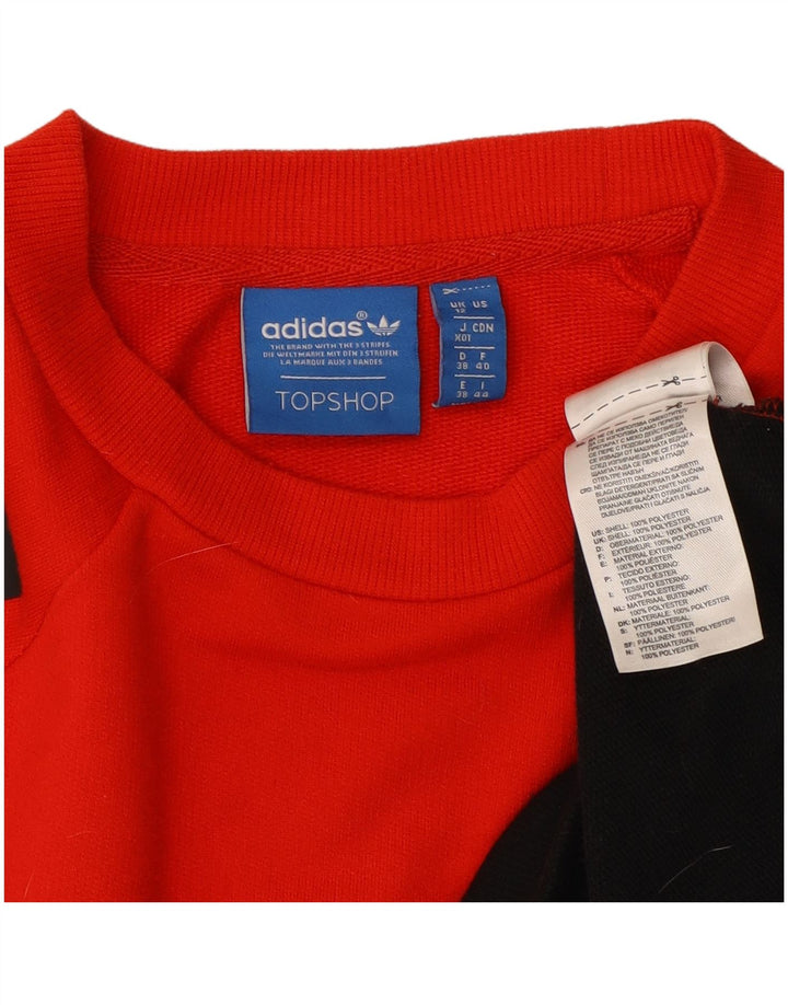 Adidas - Sudadera gráfica para mujer, talla 40, talla M, multicolor