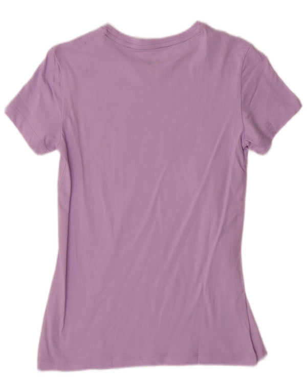 Puma Camiseta gráfica para mujer Top UK 6 XS Púrpura