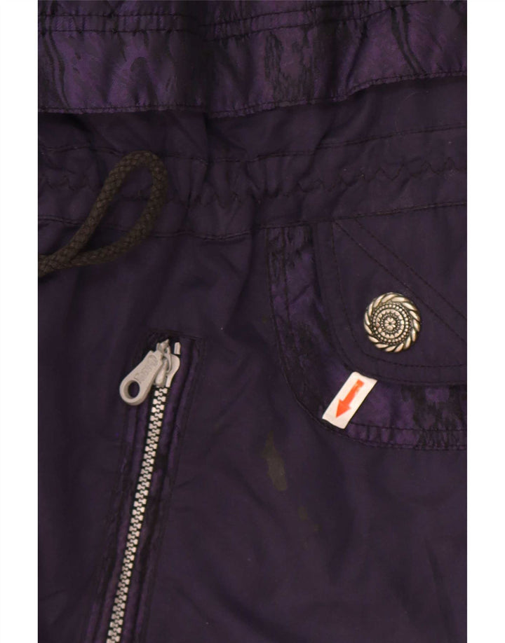 Rodeo Chaqueta Anorak extragrande con capucha para mujer UK 46 Poliéster morado grande