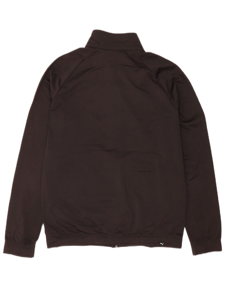 Puma Chaqueta de chándal para hombre con diseño color block en negro mediano