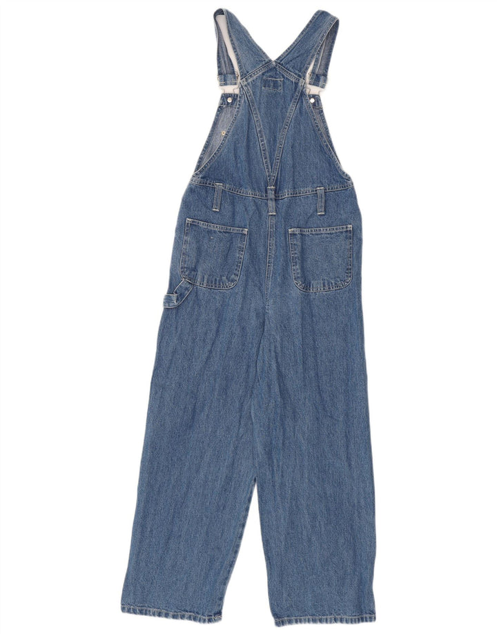 Vintage mujer Dungarees Jeans Tamaño 10/12 Medio W28 L25 Algodón Azul
