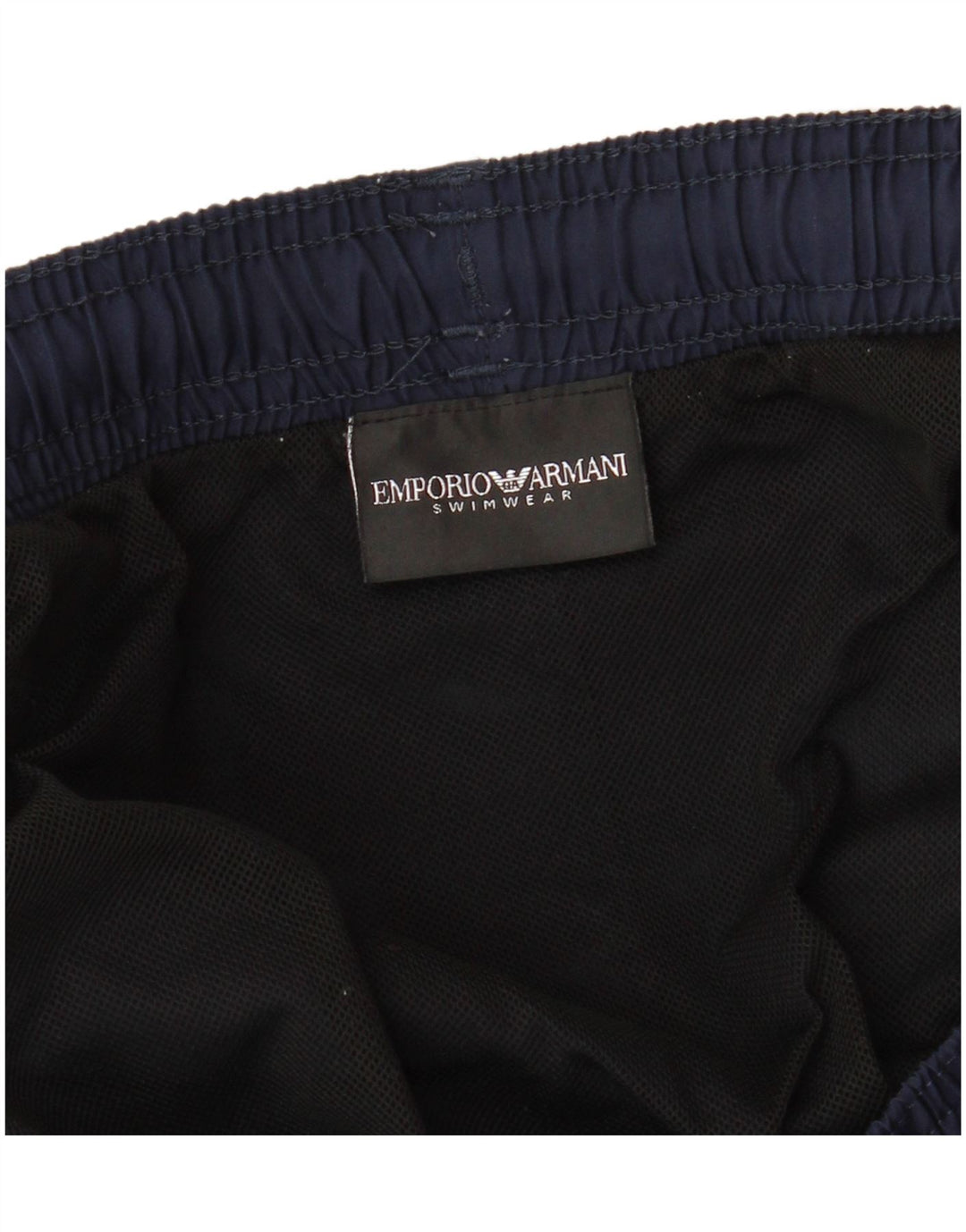 EMPORIO ARMANI Bañador para hombre, talla grande, azul marino
