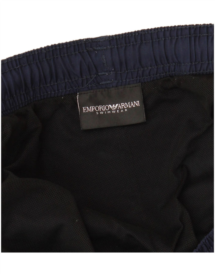 EMPORIO ARMANI Bañador para hombre, talla grande, azul marino