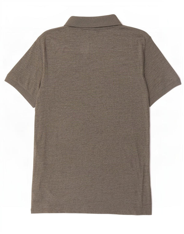 French Connection Polo para hombre de algodón gris grande