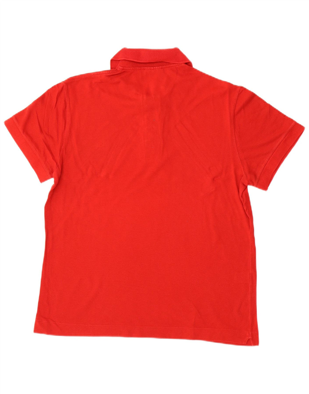 LACOSTE Polo para hombre talla 4 mediano algodón rojo
