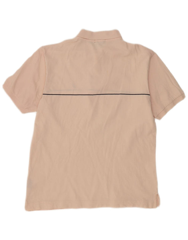 Nautica Polo para hombre de algodón a rayas rosa grande