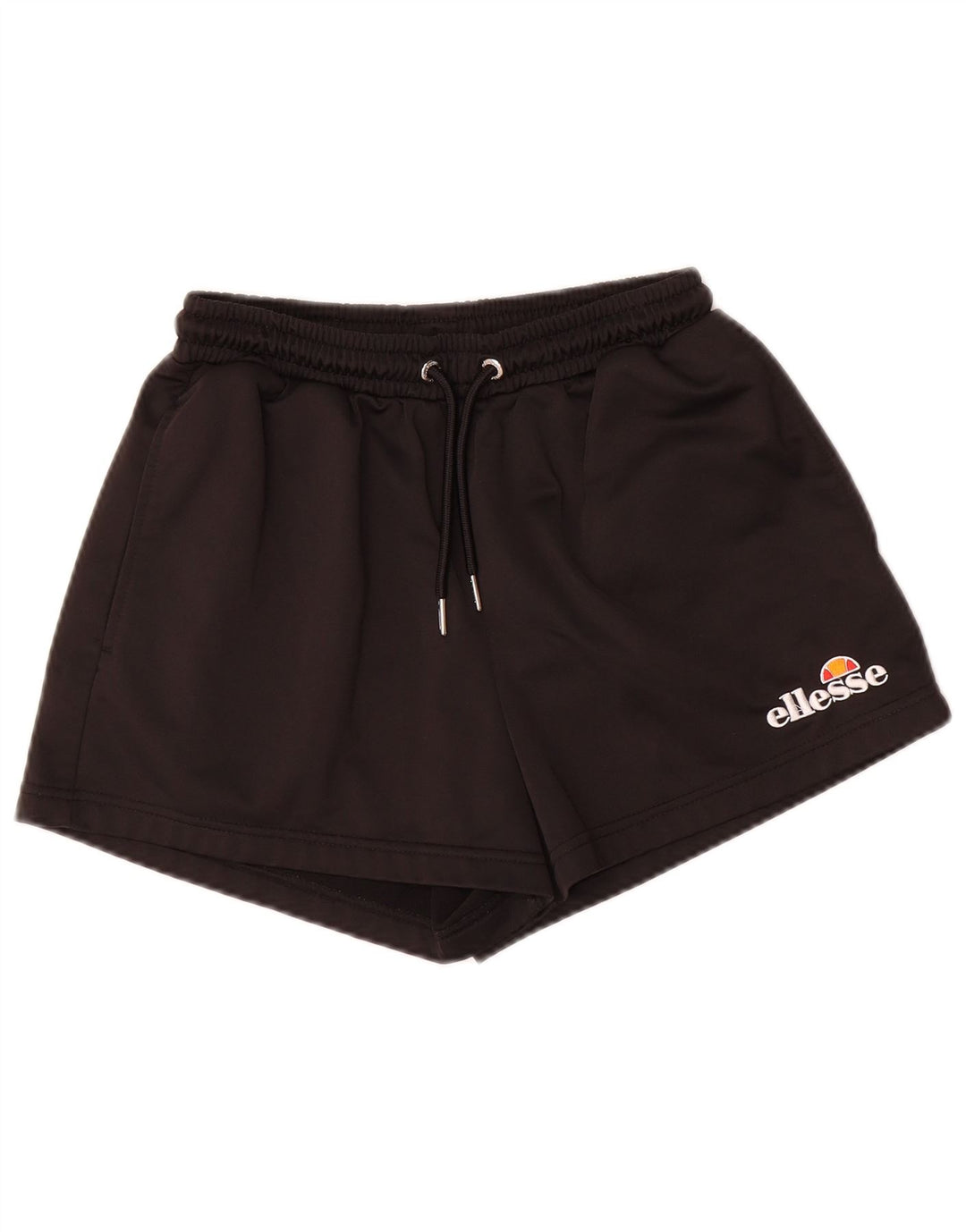 Ellesse Pantalones cortos deportivos para mujer UK 10 Small Poliéster negro