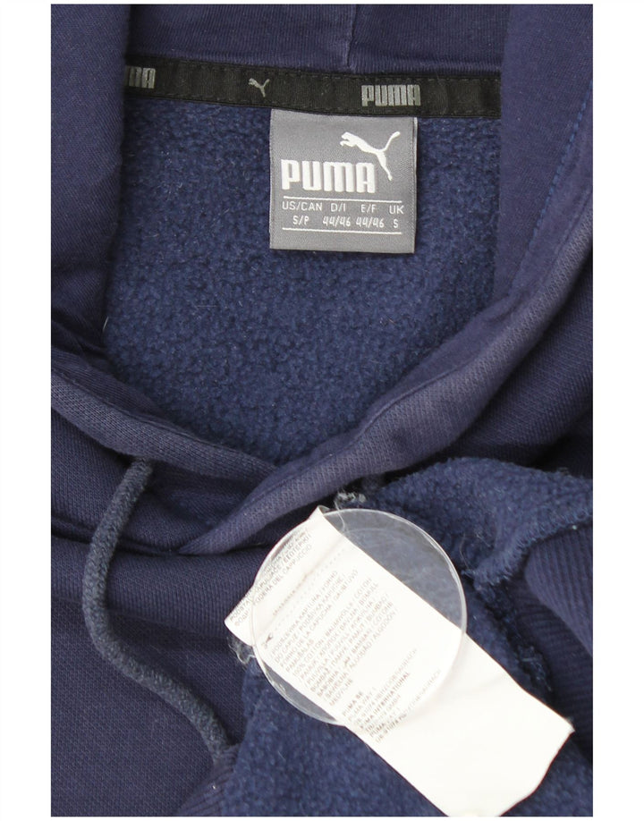Puma Hombre Sudadera con capucha Jumper Small Azul Marino Algodón