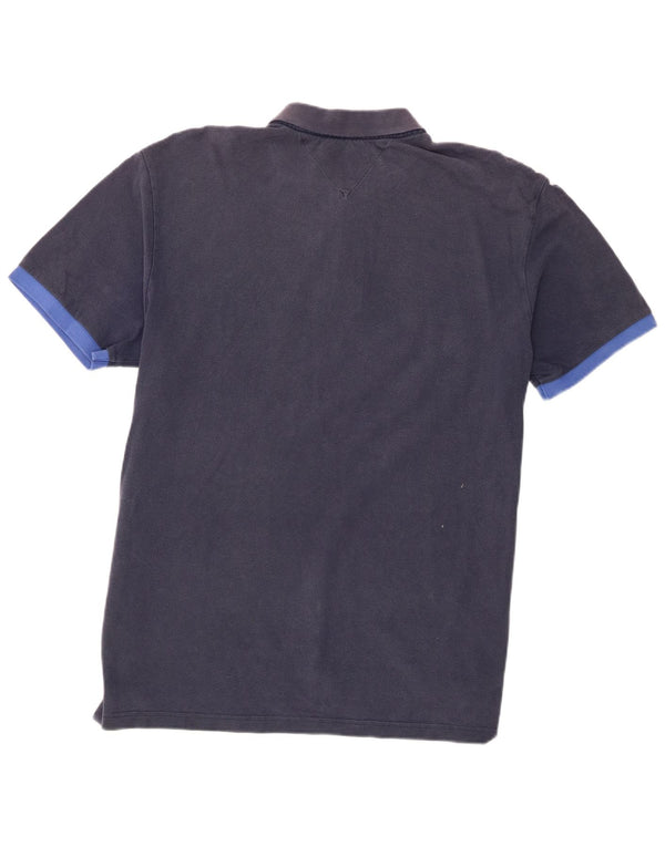 Tommy Hilfiger Polo gráfico para hombre 2XL Algodón azul marino