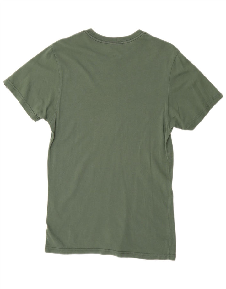 VANS Camiseta gráfica de ajuste personalizado para hombre Top pequeño de algodón verde