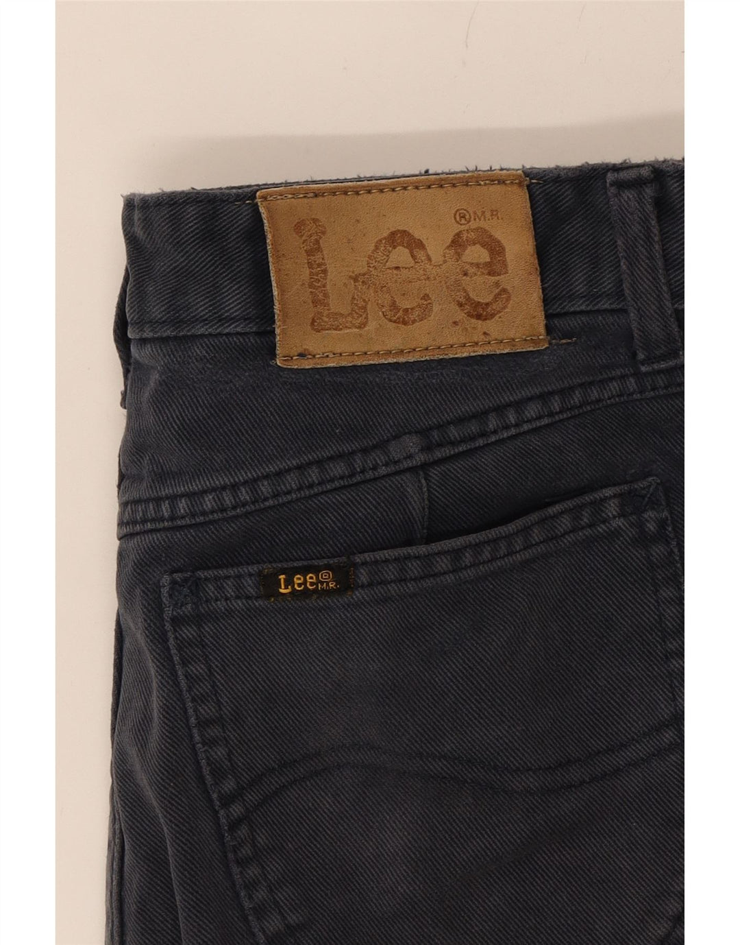 LEE Womens Tapered Jeans W31 L29 Navy Blue Cotton Vintage Lee and Second-Hand Lee from Messina Hembry 